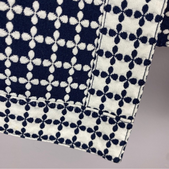 LAUNDRY by Shelli Segal Black White Mosaic Pattern Blazer Jacket Size 6 - Picture 7 of 11